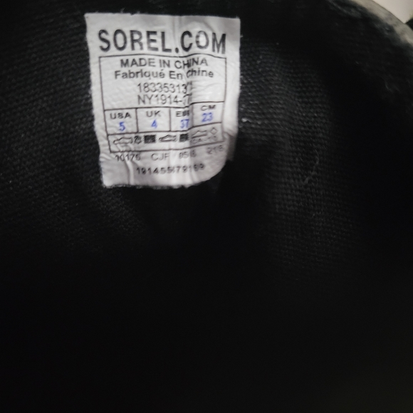 SOREL - YOUTH UNISEX YOUTH EMELIE CONQUEST NON SHELL BOOT SIZE 5
